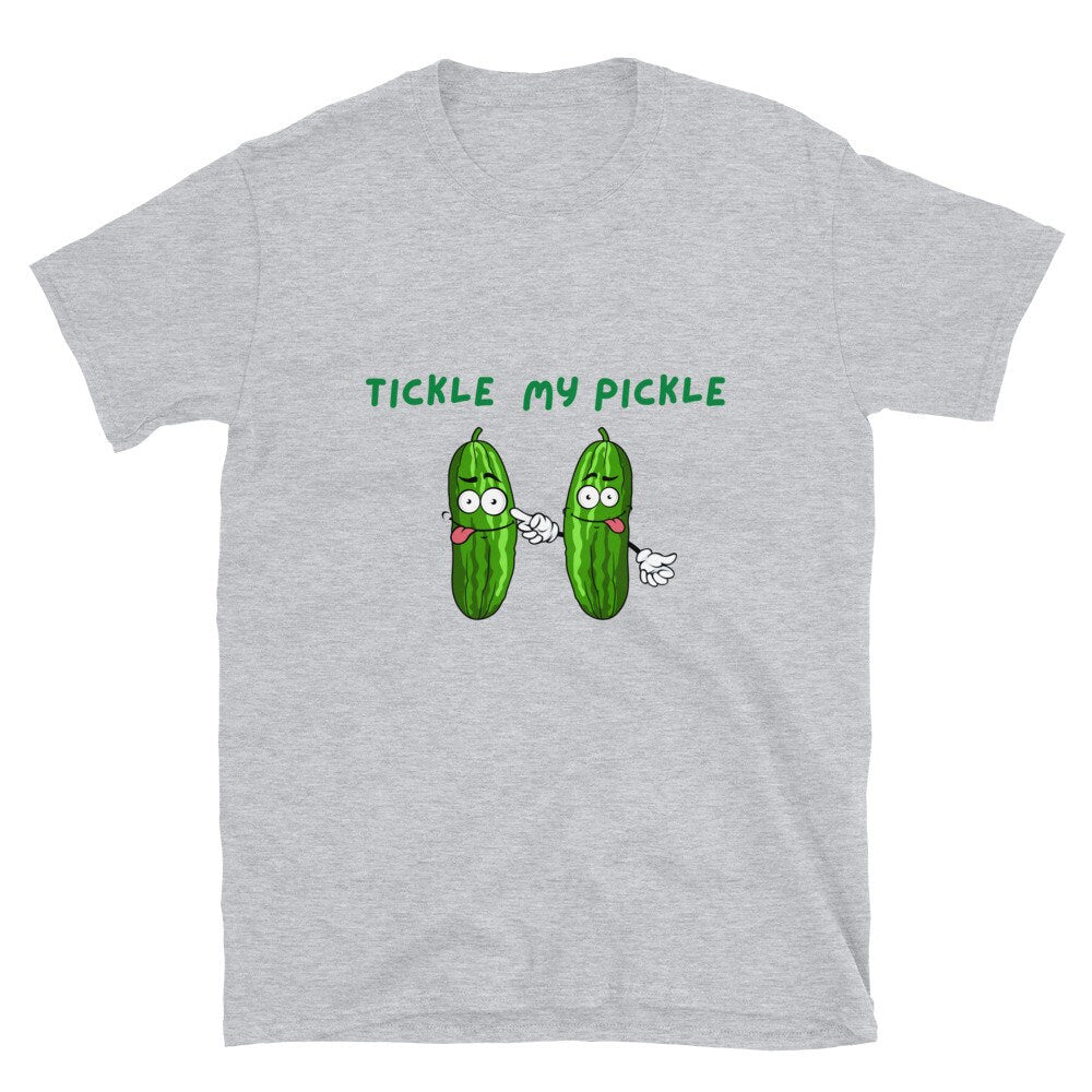 Tickle My Pickle Cute Silly Funny T-Shirt for the Pickle Lover in Your Life Gift Idea for the Women or Men Foodies in Your Life Tee Shirt