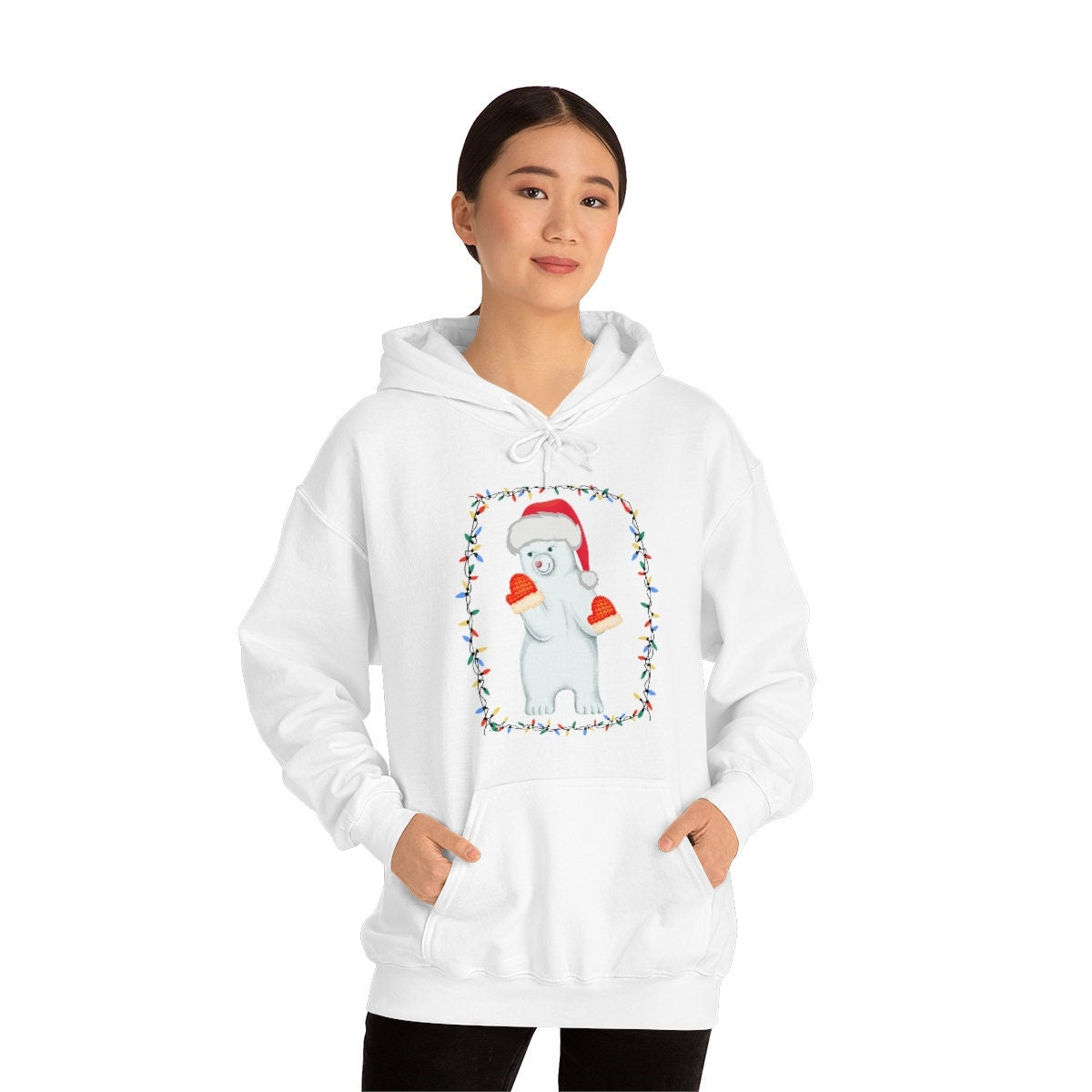 Christmas Snowman Unisex Heavy Blend Hooded Sweatshirt for Adults or Kids Great Gift Idea for Family, Friends, Anyone that Loves Christmas
