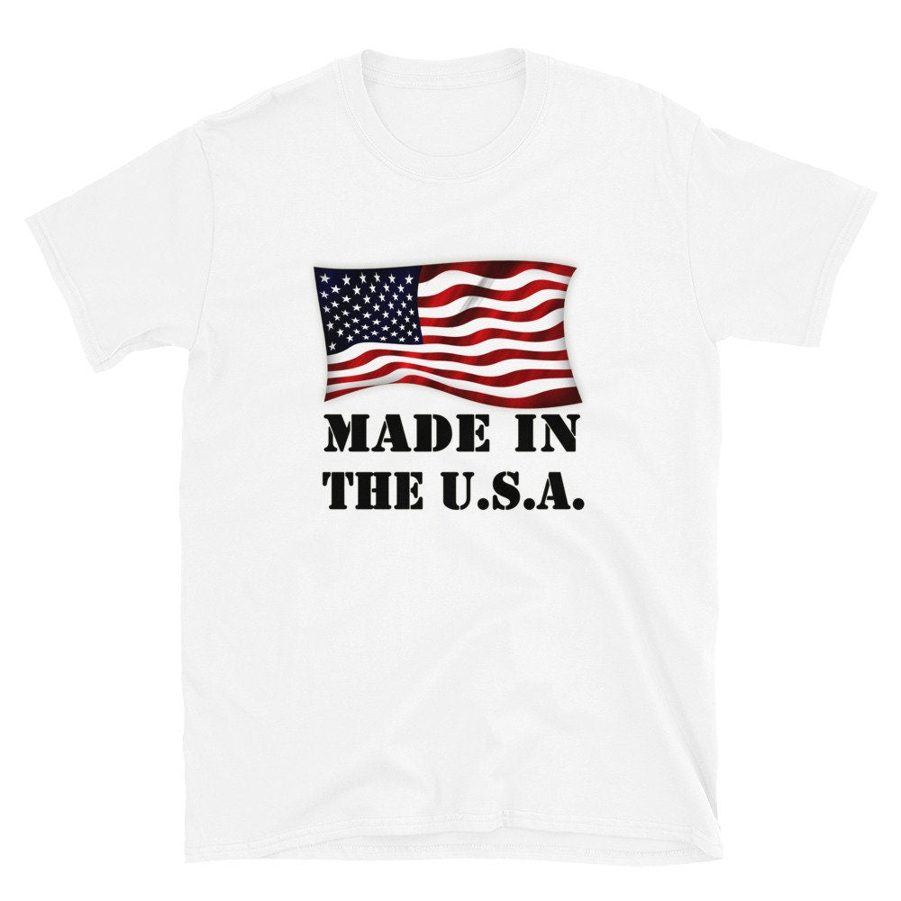 Made in the USA T-Shirt, T-Shirt for guys, T-Shirt for girls, 4th of July, American, USA, T-Shirt, Shirt for Men, Shirt for Women, Military