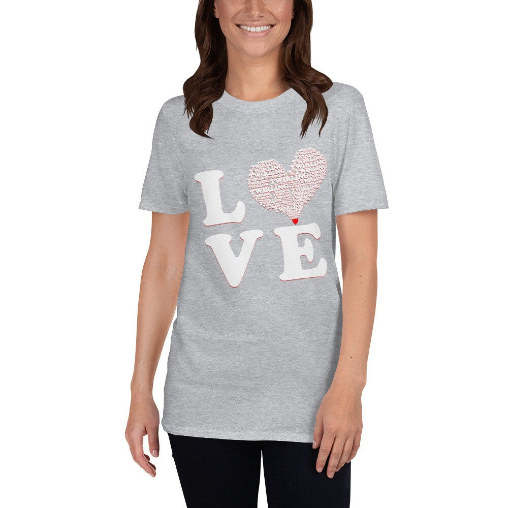 Baton Twirling LOVE Heart T-Shirt Baton Twirling Lover Great Gift Idea Gymnastics Unisex T-Shirt for Anyone that Loves Batons or Twirling