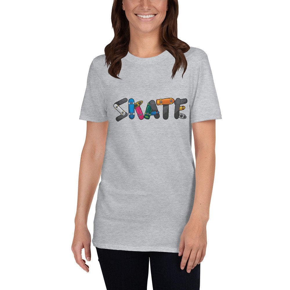 Skateboard Graphic TShirt Great Gift Idea for Any Skateboarder that Loves Surfing on Their Skateboard For Skate Lovers Pro Skaters Tee Shirt