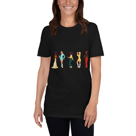 70's Dancers Good Vibes Hippie T-Shirt Retro Groovy Funky Dancers Great Gift Idea for Anyone From The 70's Retro Flower Power T-Shirt