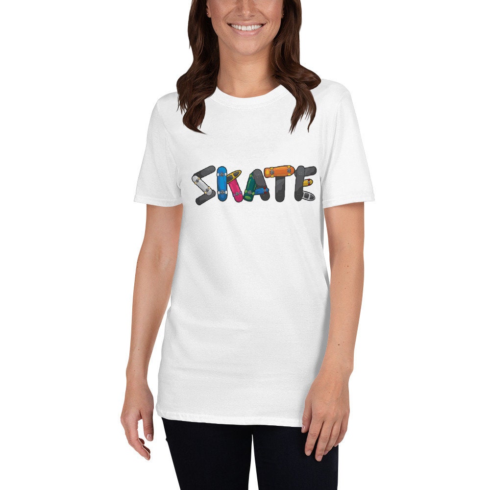 Skateboard Graphic TShirt Great Gift Idea for Any Skateboarder that Loves Surfing on Their Skateboard For Skate Lovers Pro Skaters Tee Shirt