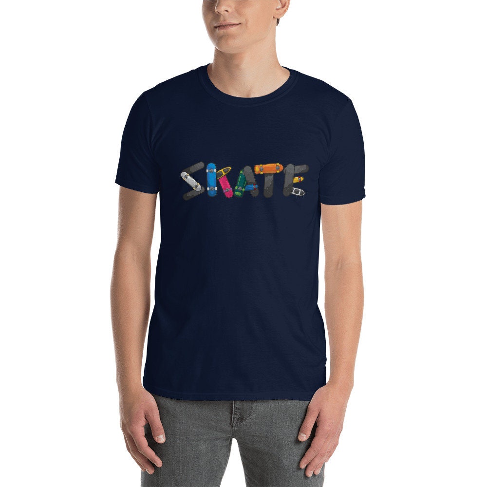 Skateboard Graphic TShirt Great Gift Idea for Any Skateboarder that Loves Surfing on Their Skateboard For Skate Lovers Pro Skaters Tee Shirt