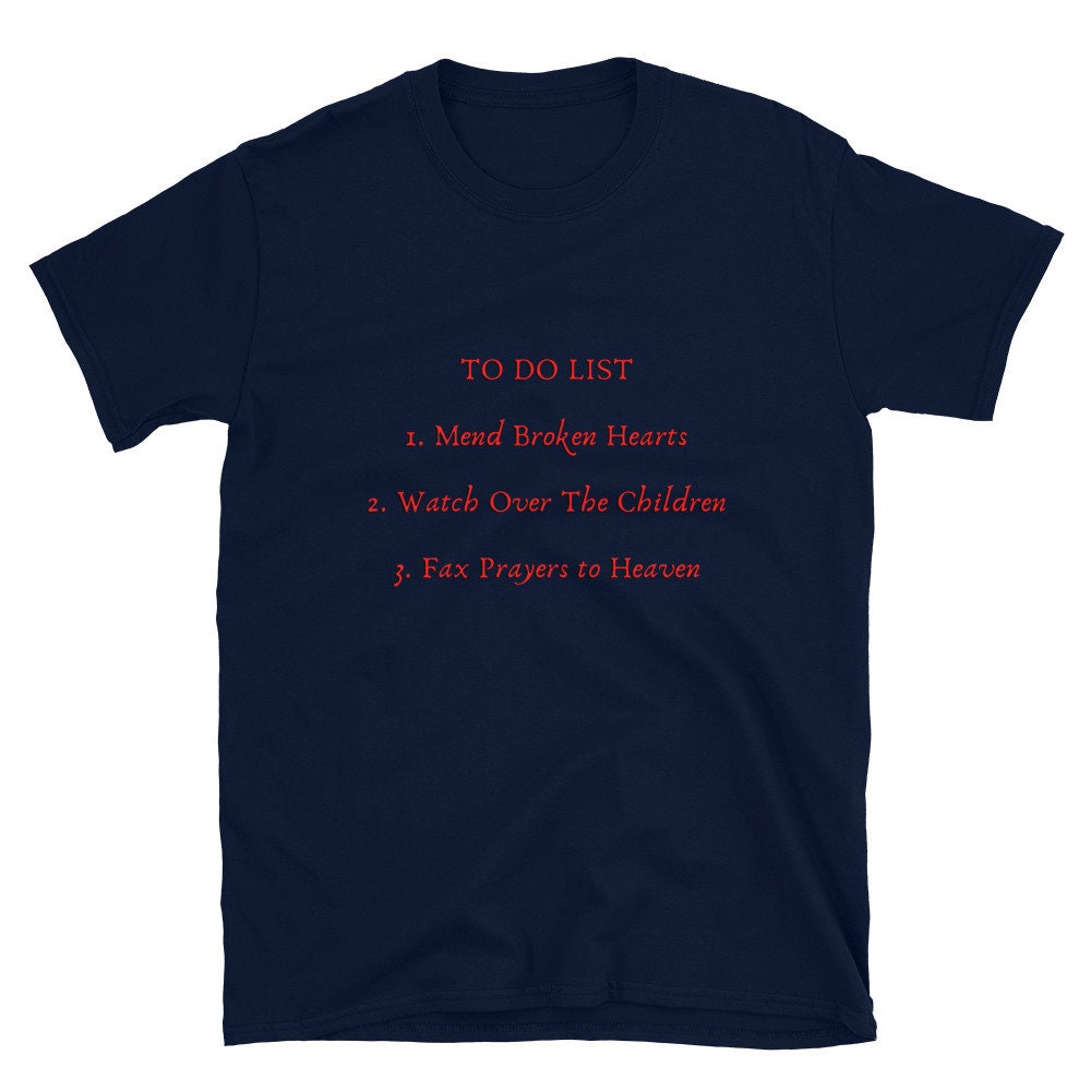 To Do List Short for the Love of Children Sleeved T-Shirt Great Gift Idea for Moms Dads or Grandparents A Loving T-Shirt for People and Kids