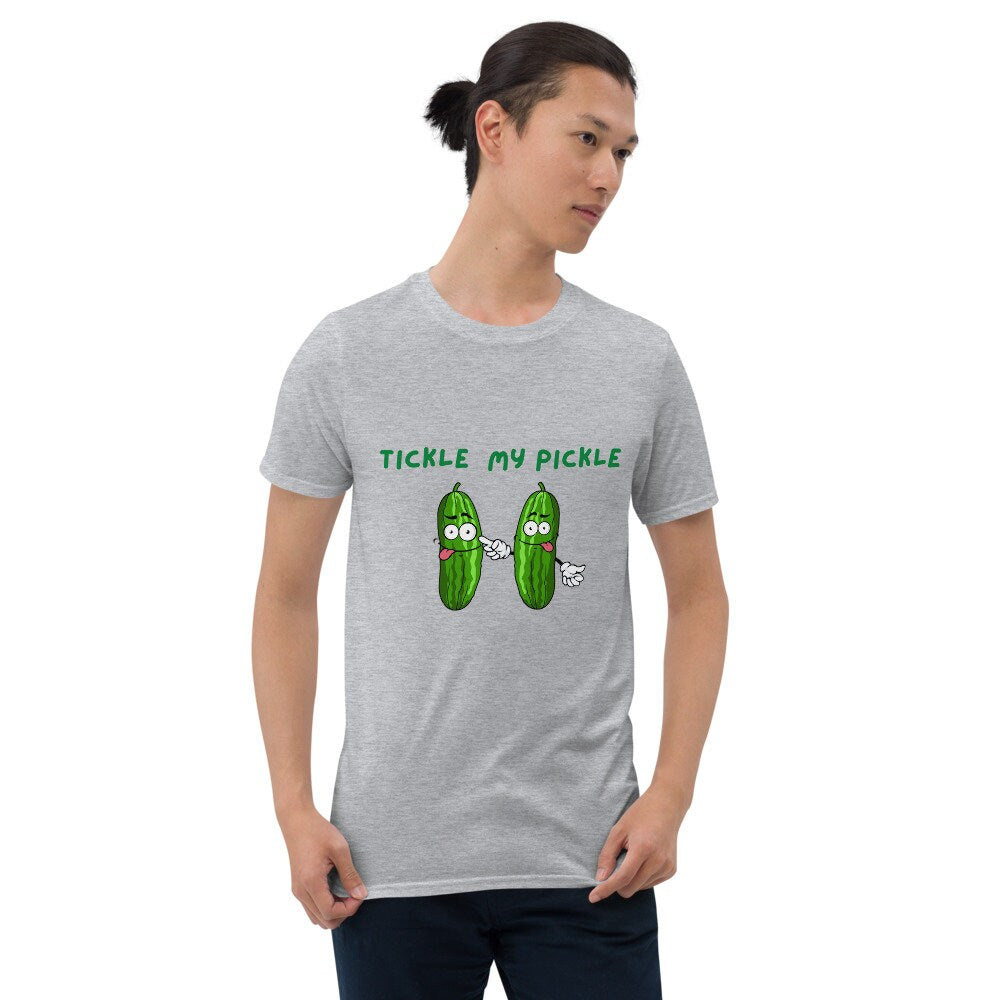 Tickle My Pickle Cute Silly Funny T-Shirt for the Pickle Lover in Your Life Gift Idea for the Women or Men Foodies in Your Life Tee Shirt