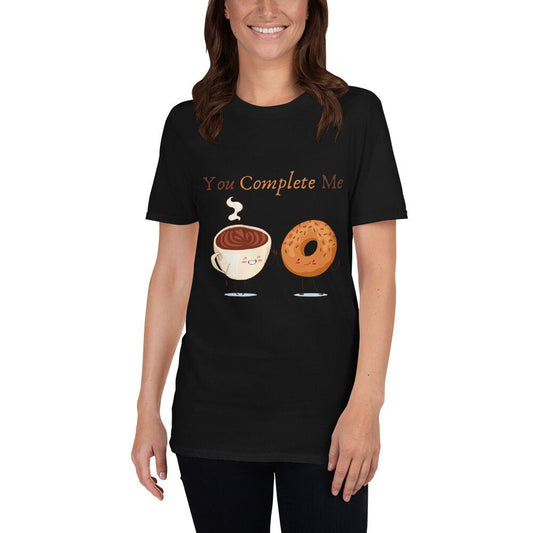 You Complete Me For the Coffee and Donut Lovers in Your Life Cute Gift Idea for Anyone that Loves Donuts and Coffee or Tea or Police Officer