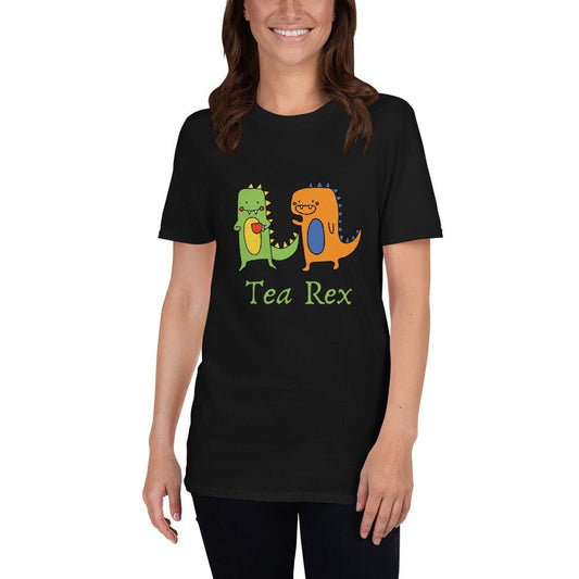 Tea Rex Cute Tea Drinking Dinosaurs Gift Idea for Anyone that Loves Tea or Coffee and Dinosaurs T-Rexs or Any Other Prehistoric Reptiles Tee