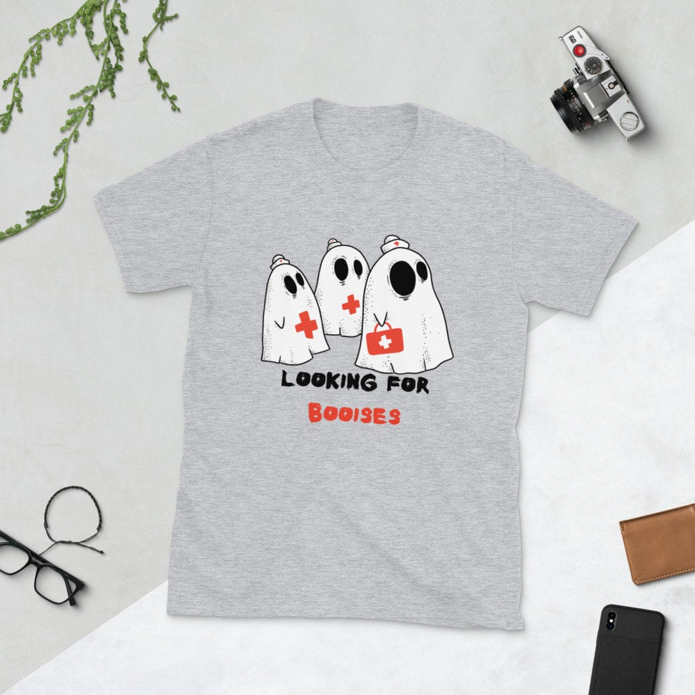 Looking For Booises for the Nurse RN MA Doctor or Medical Professional that You Love for Friends or Family Halloween Ghosts Tee Shirt Gift