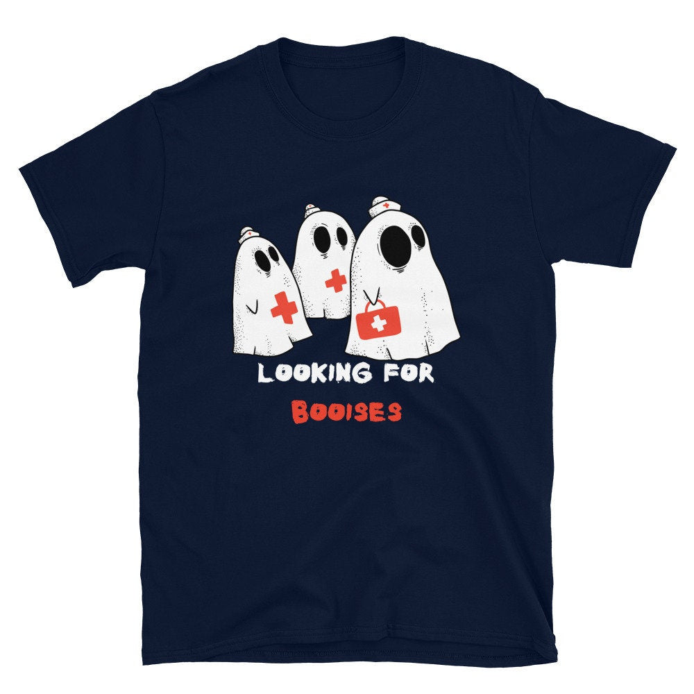 Looking For Booises for the Nurse RN MA or Medical Professional that You Love for Friends or Family Halloween Ghosts Graphic Tee Shirt Gift