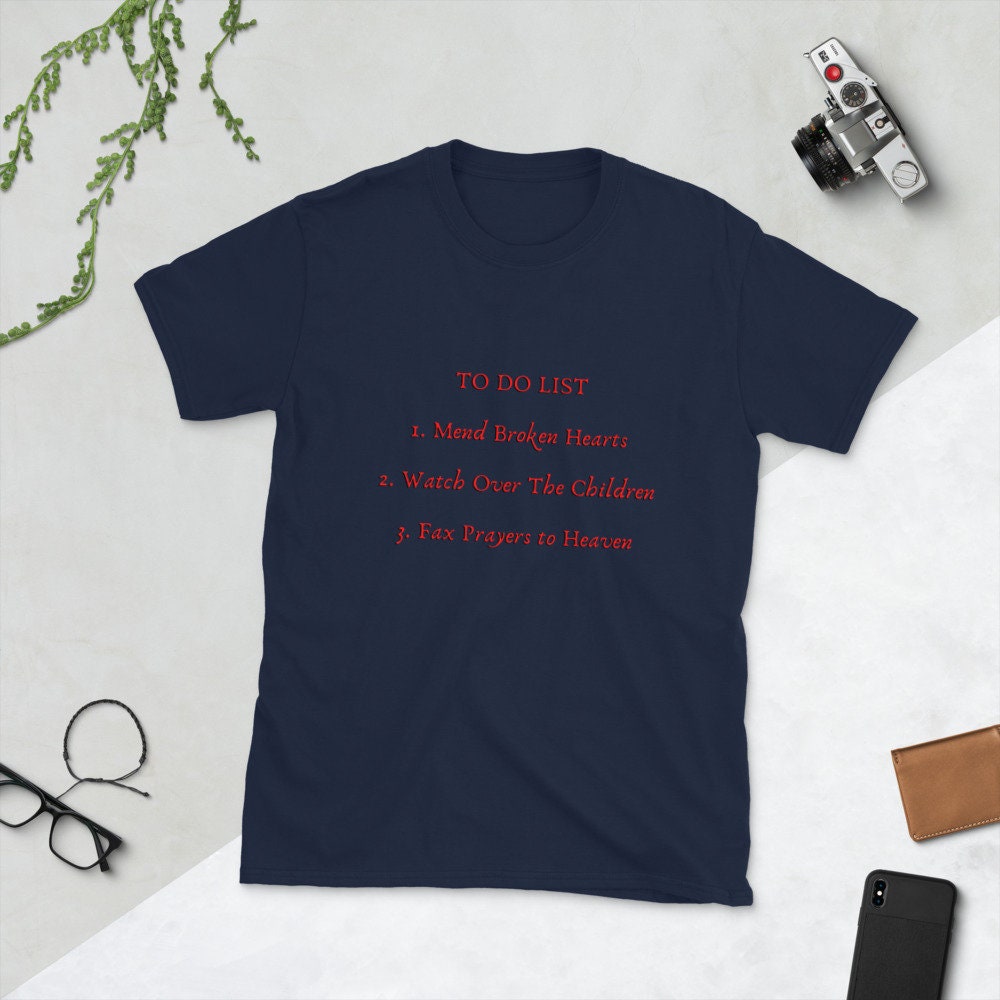 To Do List Short for the Love of Children Sleeved T-Shirt Great Gift Idea for Moms Dads or Grandparents A Loving T-Shirt for People and Kids