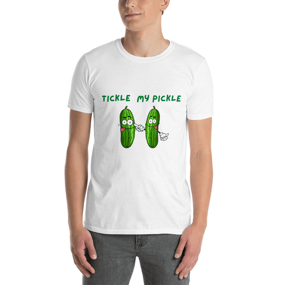 Tickle My Pickle Cute Silly Funny T-Shirt for the Pickle Lover in Your Life Gift Idea for the Women or Men Foodies in Your Life Tee Shirt