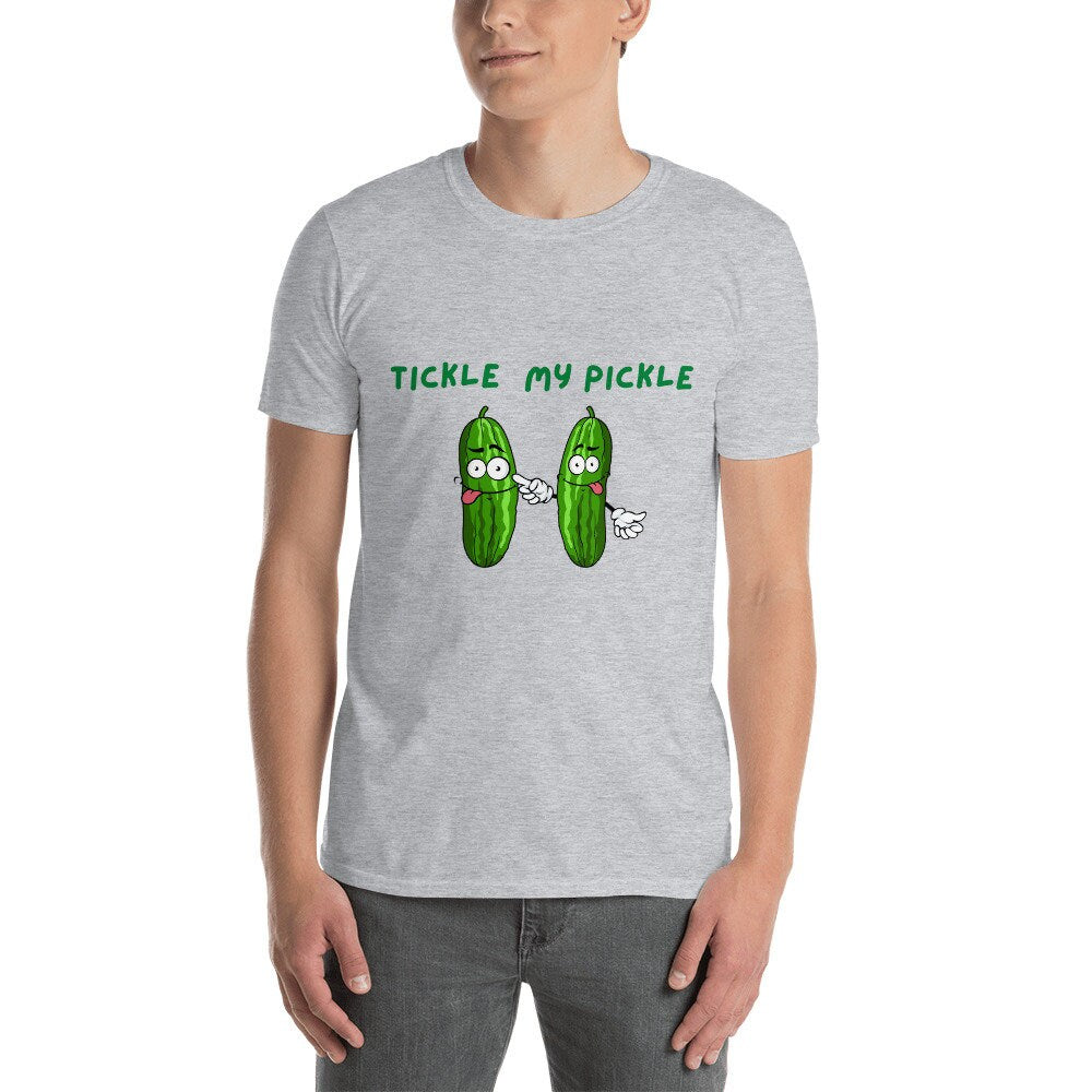 Tickle My Pickle Cute Silly Funny T-Shirt for the Pickle Lover in Your Life Gift Idea for the Women or Men Foodies in Your Life Tee Shirt