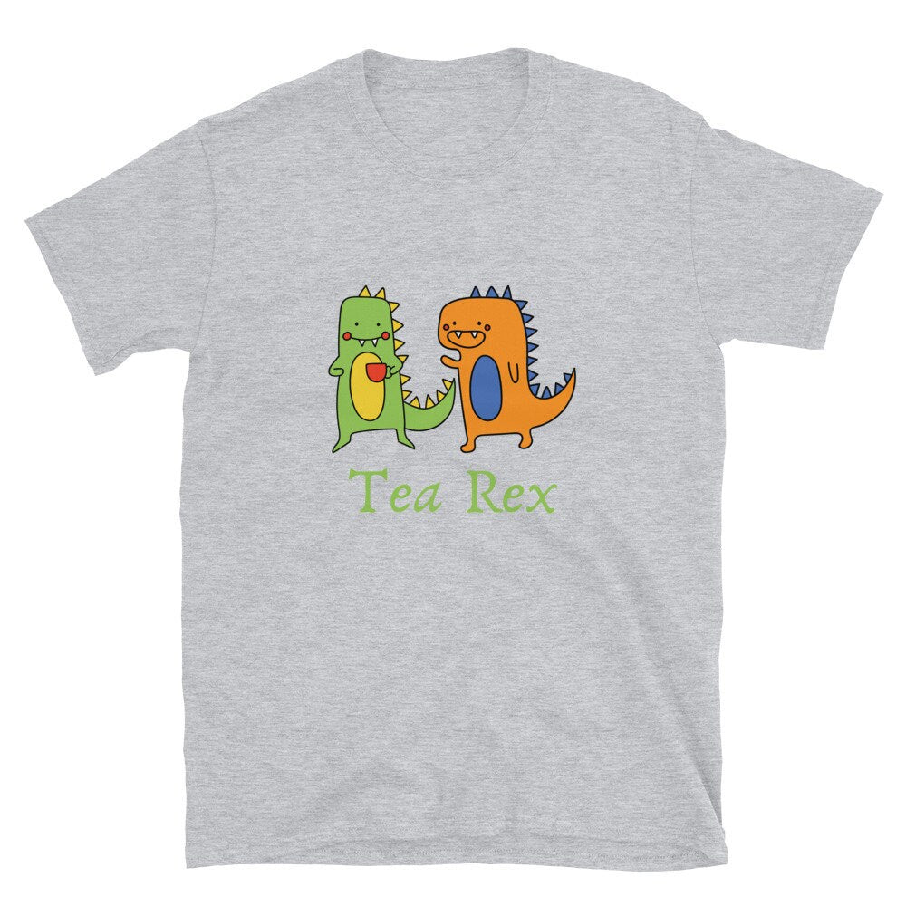 Tea Rex Cute Tea Drinking Dinosaurs Gift Idea for Anyone that Loves Tea or Coffee and Dinosaurs T-Rexs or Any Other Prehistoric Reptiles Tee